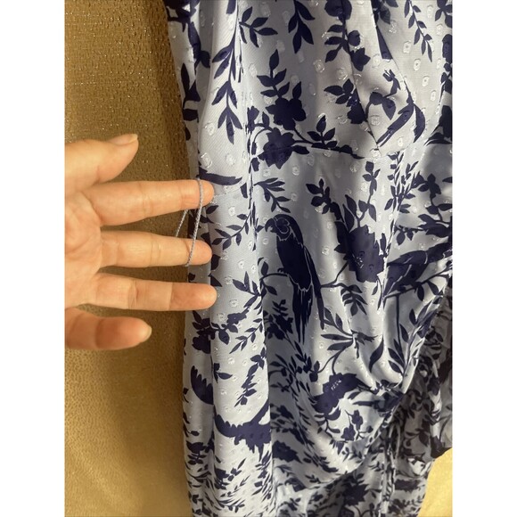 Eliza J Sleeveless Bird Print Sheath Dress Sz 10 New *Missing Belt* - Picture 11 of 11